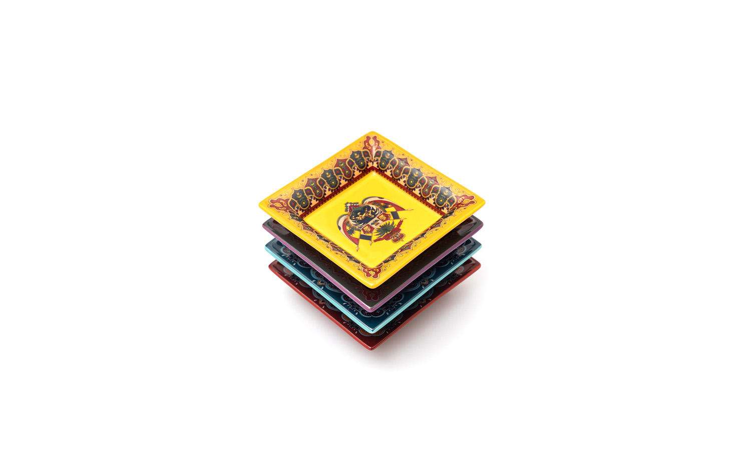 Ceramic Valet Tray - Set 4 Pcs