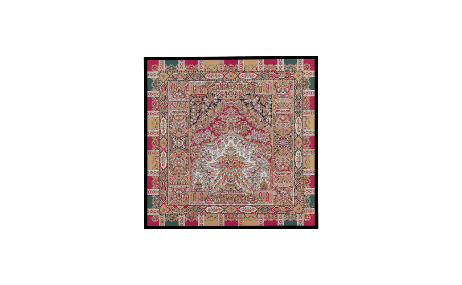 Shawl Print With Frame 143x143 O Print On Canvas